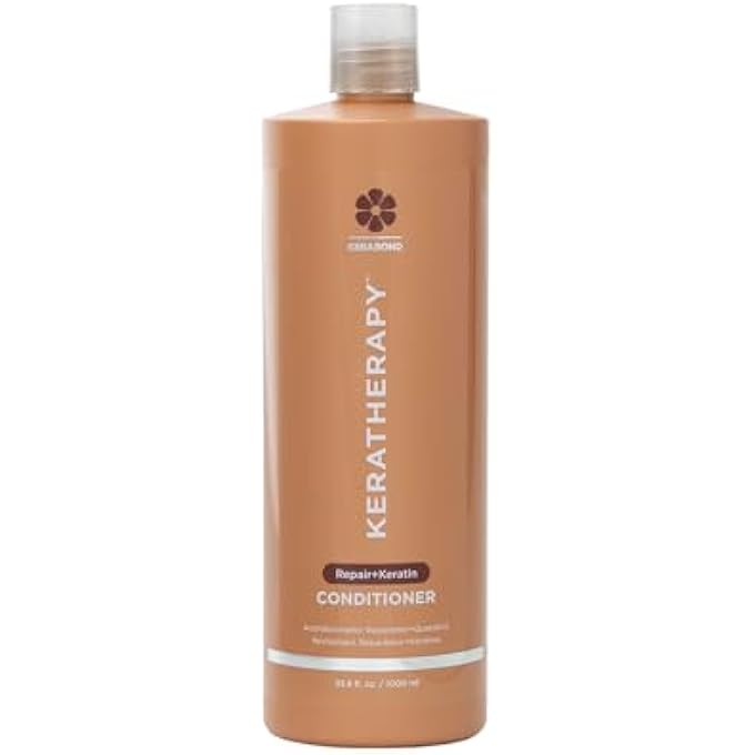 KERATHERAPY REPAIR CONDITIONER FOR DAMAGED HAIR - KERATINFIXX CAVIAR CONDITIONER FOR DRY HAIR WITH ARGAN OIL & KERABOND TECHNOLOGY - KERATIN INFUSED TREATMENT FOR DRYNESS & BREAKAGE REPAIR, 33.8 OZ - Image 1